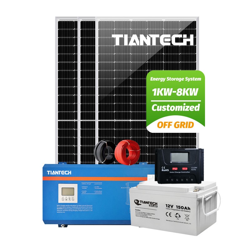 1KW Whole set off grid solar supplying kit
