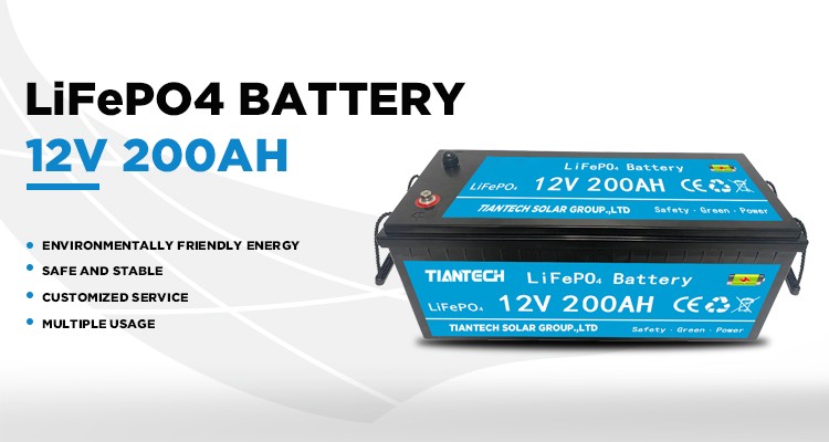 200Ah rechargeable lithium-ion battery
