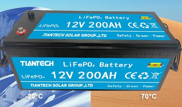 Wide temperature adaptability LFP battery