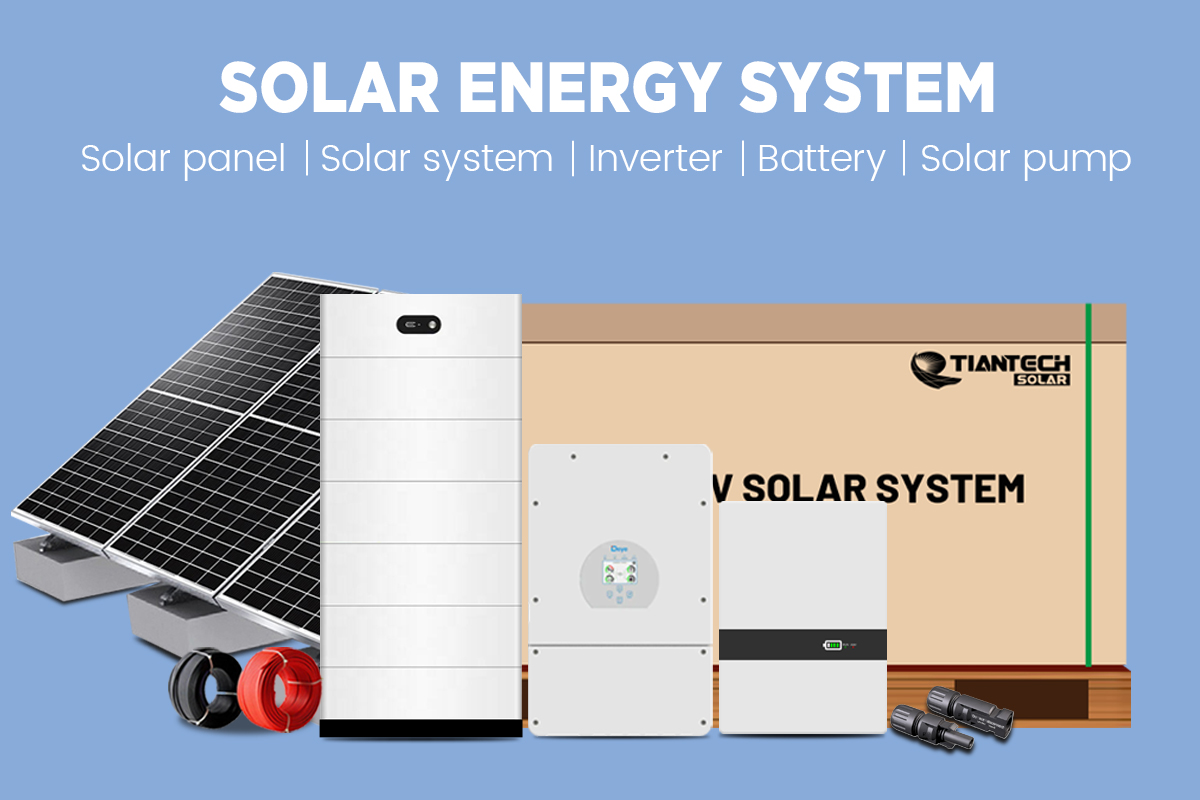 Tiantech Solar Accepted Customization Complete Set Solarsystem