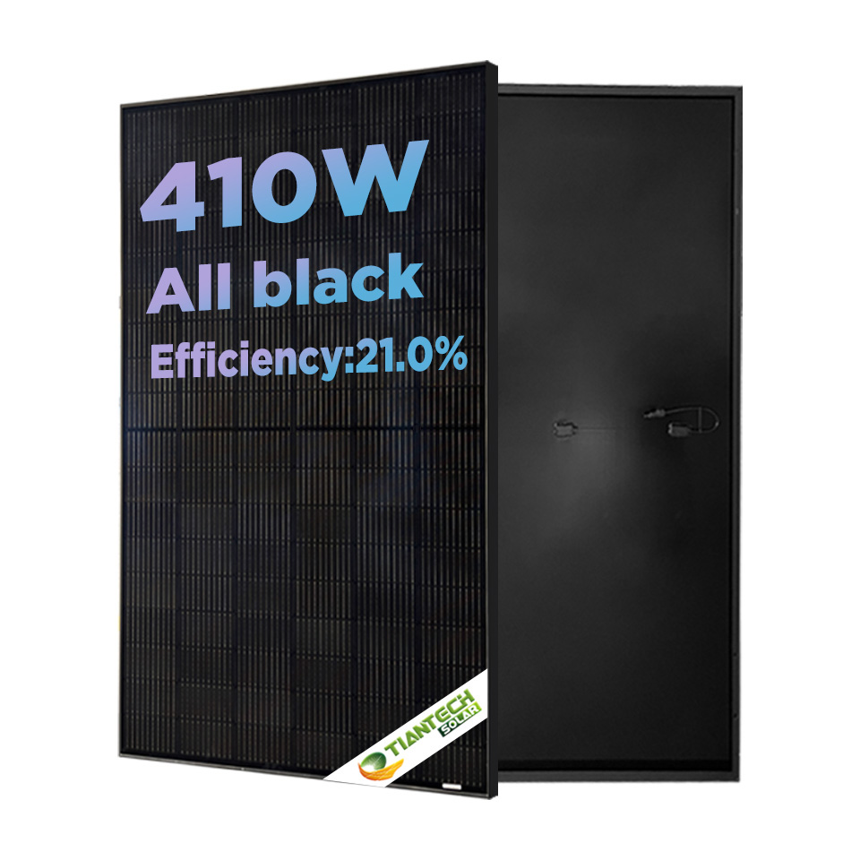 Sehr guter Preis für ein komplett schwarzes 410-W-Solarpanel