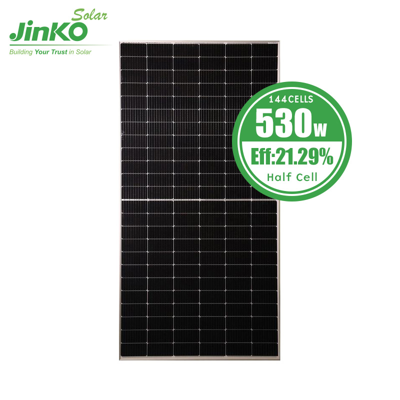 Jinko 144 Zellen 182 mm 530 W 550 W Bifacial-Modul mit Doppelglas-Solarpanel